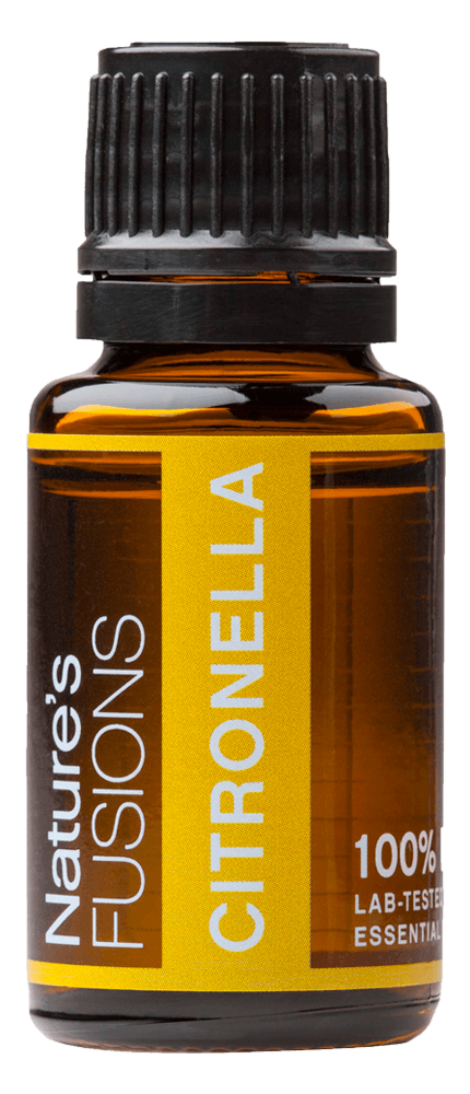 Nature&rsquo;s Fusions Citronella 15 mL essential oil bottle