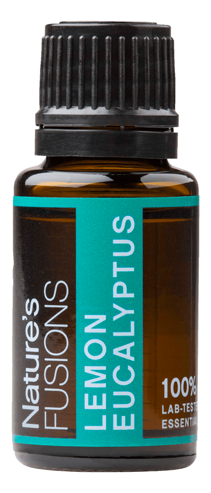 Nature&rsquo;s Fusions Lemon Eucalyptus 15 mL essential oil bottle