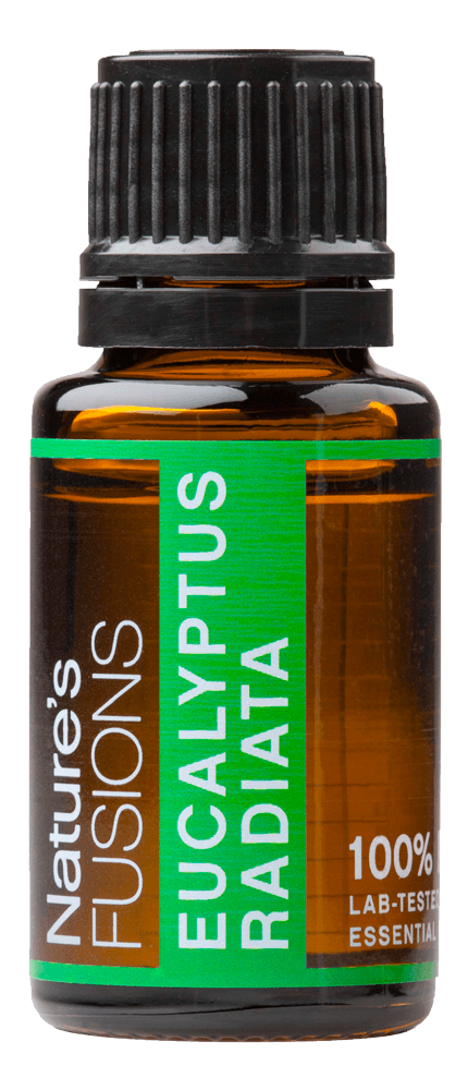 Nature&rsquo;s Fusions Eucalyptus Radiata 15 mL essential oil bottle