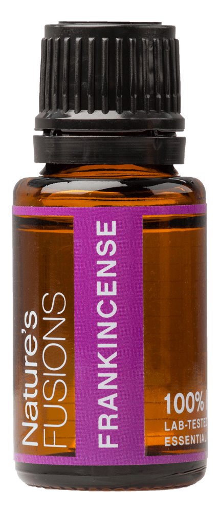 Nature&rsquo;s Fusions Frankincense 15 mL essential oil bottle