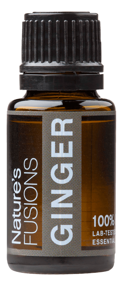 Nature&rsquo;s Fusions Ginger 15 mL essential oil bottle