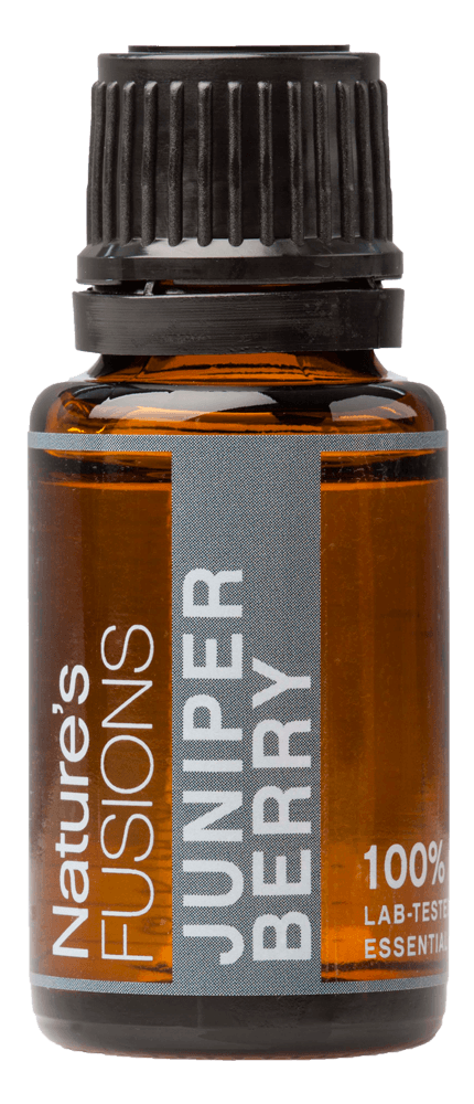 Nature&rsquo;s Fusions Juniper Berry 15 mL essential oil bottle