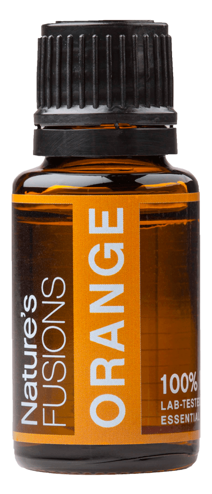 Nature&rsquo;s Fusions Orange 15 mL essential oil bottle