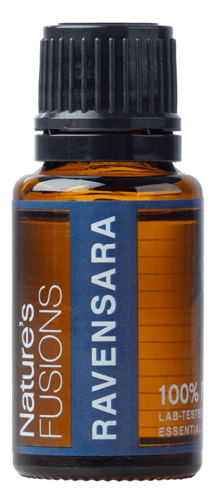 Nature&rsquo;s Fusions Ravensara 15 mL essential oil bottle