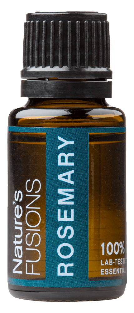 Nature&rsquo;s Fusions Rosemary 15 mL essential oil bottle