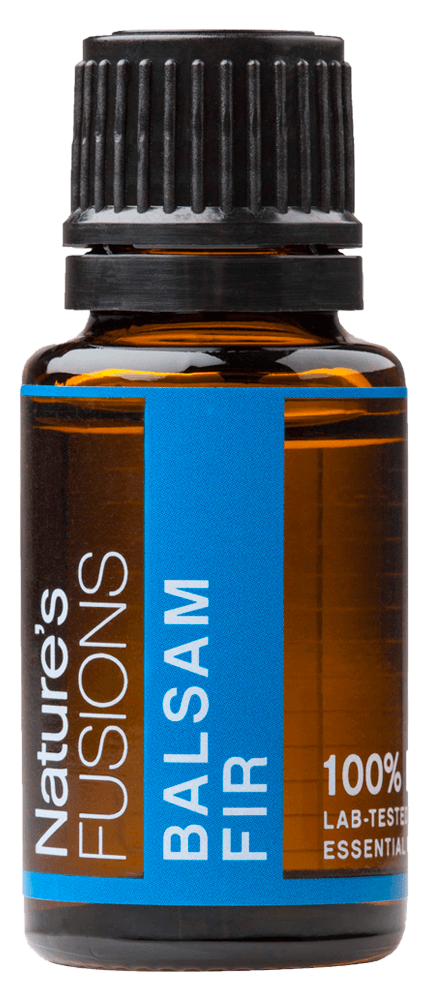 Nature’s Fusions Balsam Fir 15 mL essential oil bottle