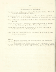 Second page of the 1933 U.S. Department of Agriculture soap-making leaflet, listing reference sources