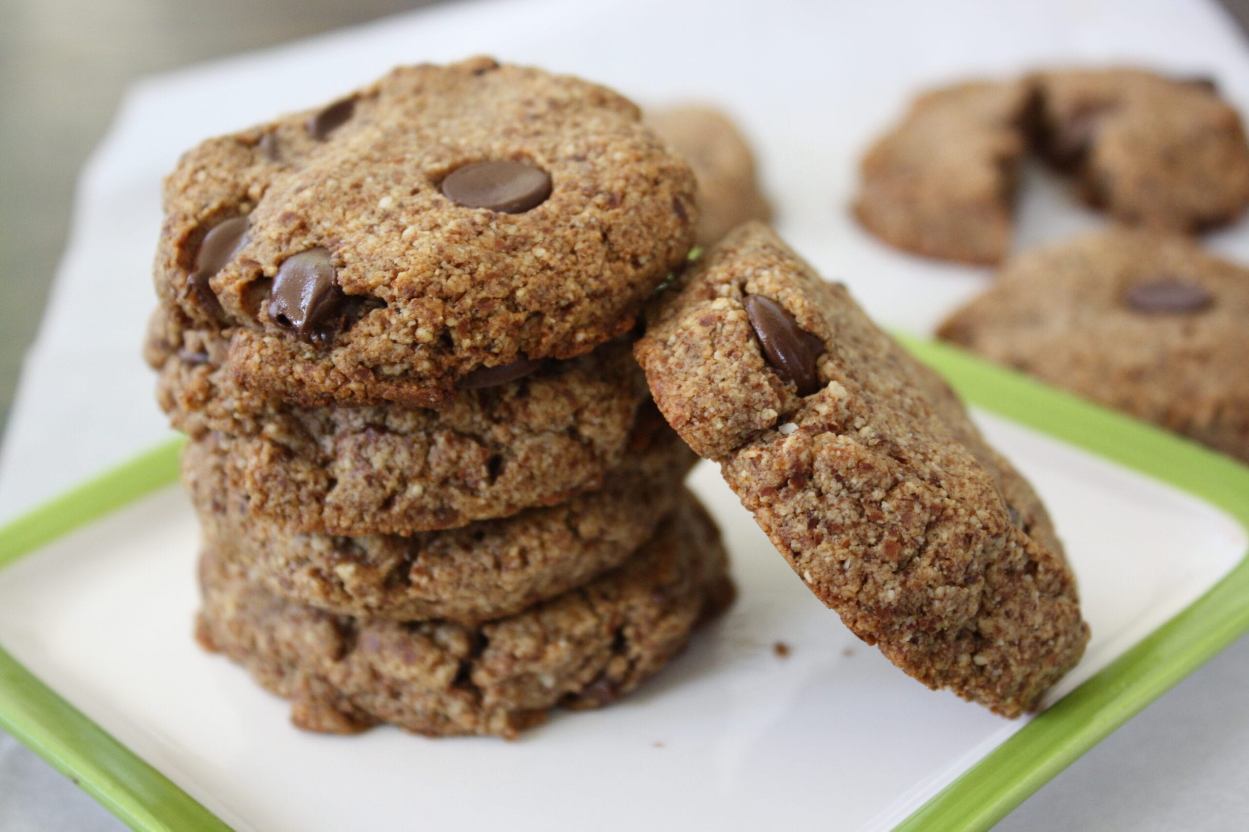 Gluten-Free Almond Flour Chocolate Chip Cookies
