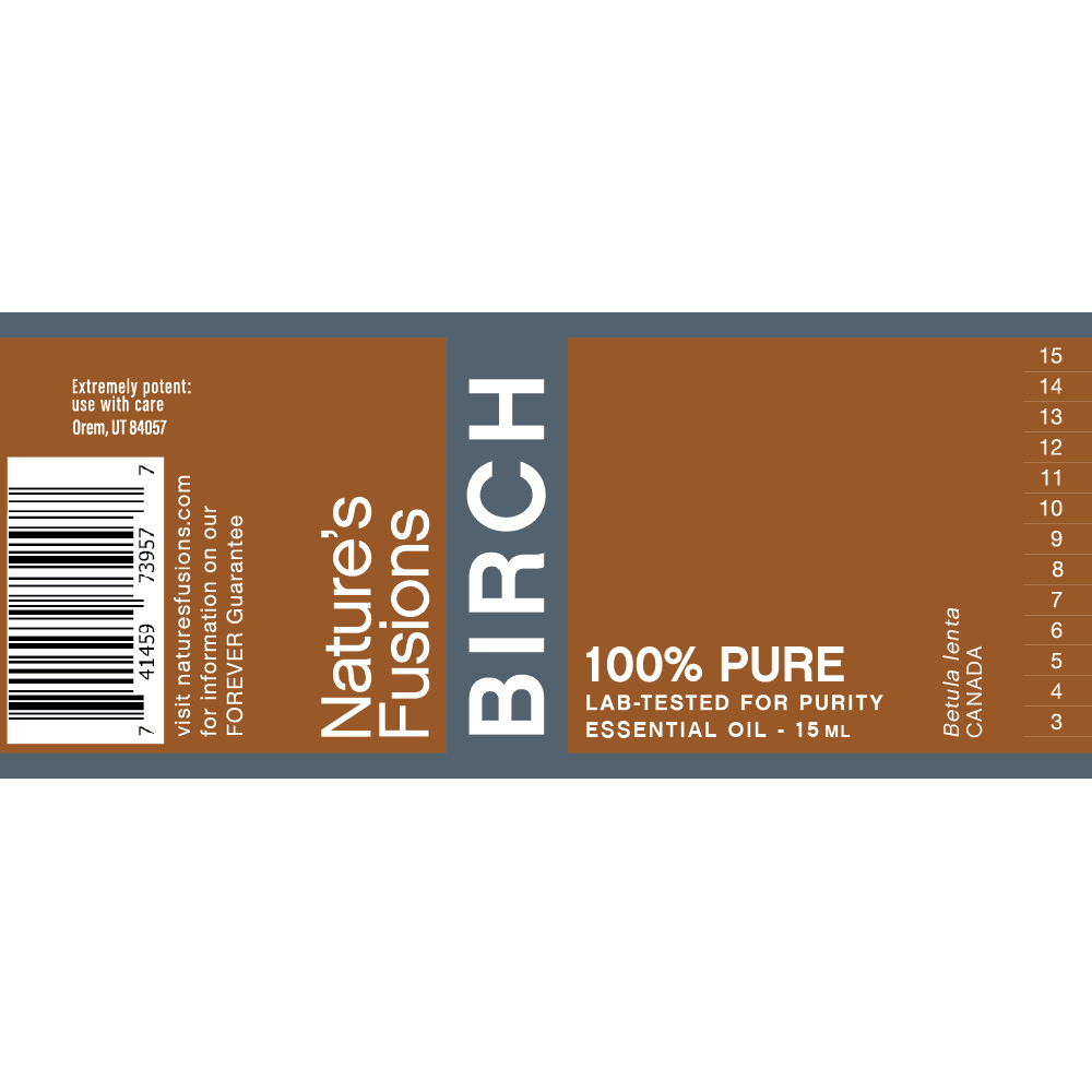 Birch Essential Oil by Nature's Fusions - 15ml - Image 3