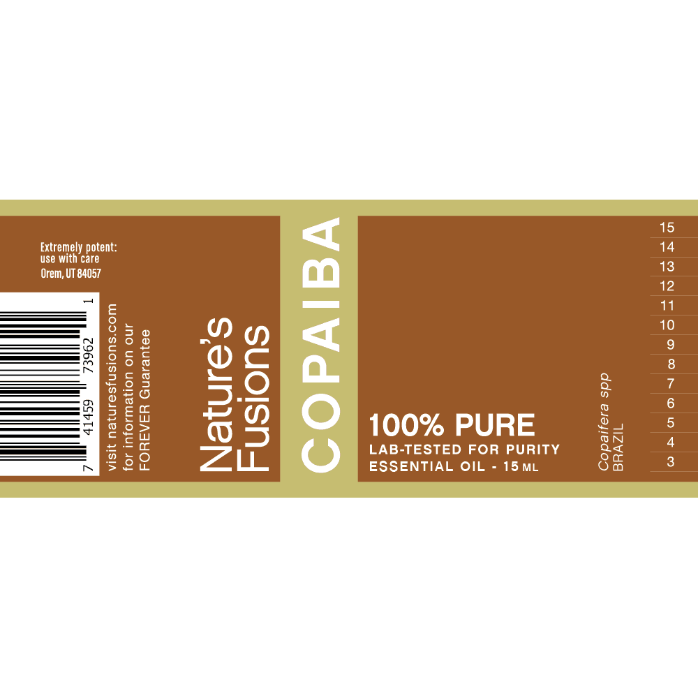 Copaiba Essential Oil by Nature's Fusions - 15ml - Image 3