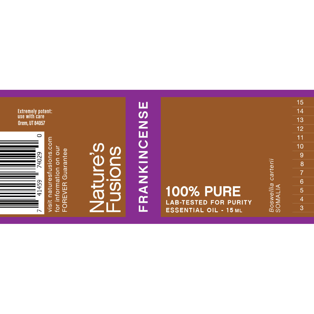 Frankincense Essential Oil by Nature's Fusions - 15ml - Image 2