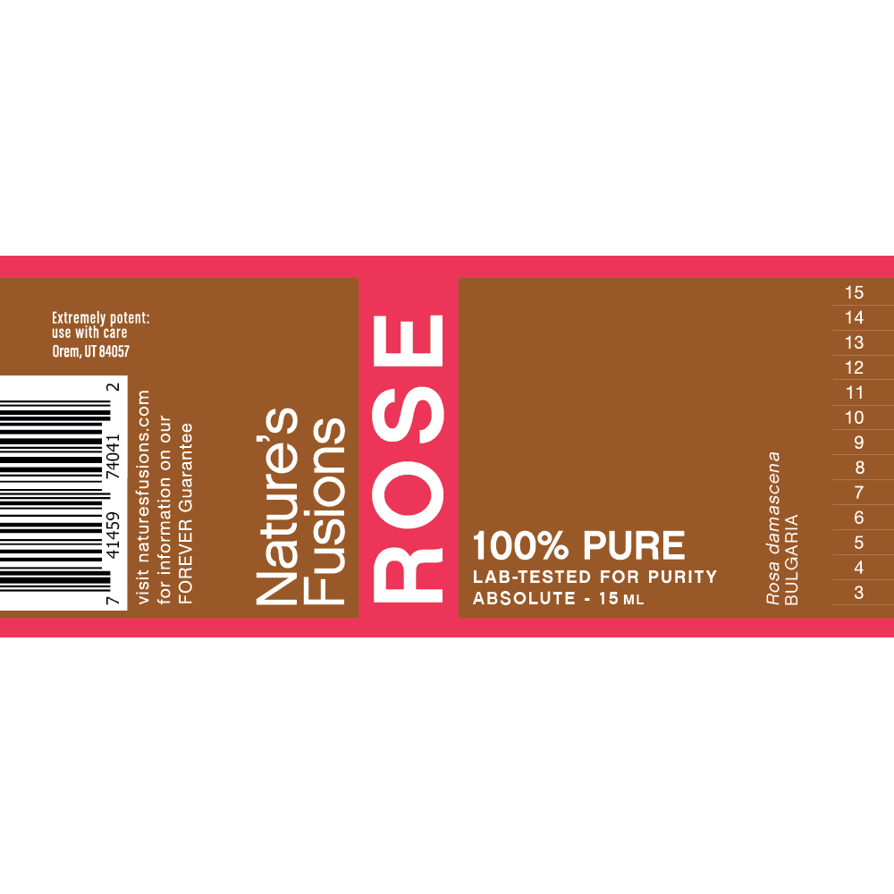 Rose Essential Oil by Nature's Fusions - 5ml - Image 3