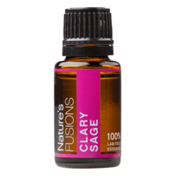 Sage Clary Essential Oil by Nature's Fusions - 15ml