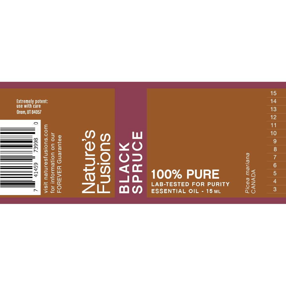 Spruce Black Essential Oil by Nature's Fusions - 15ml - Image 2