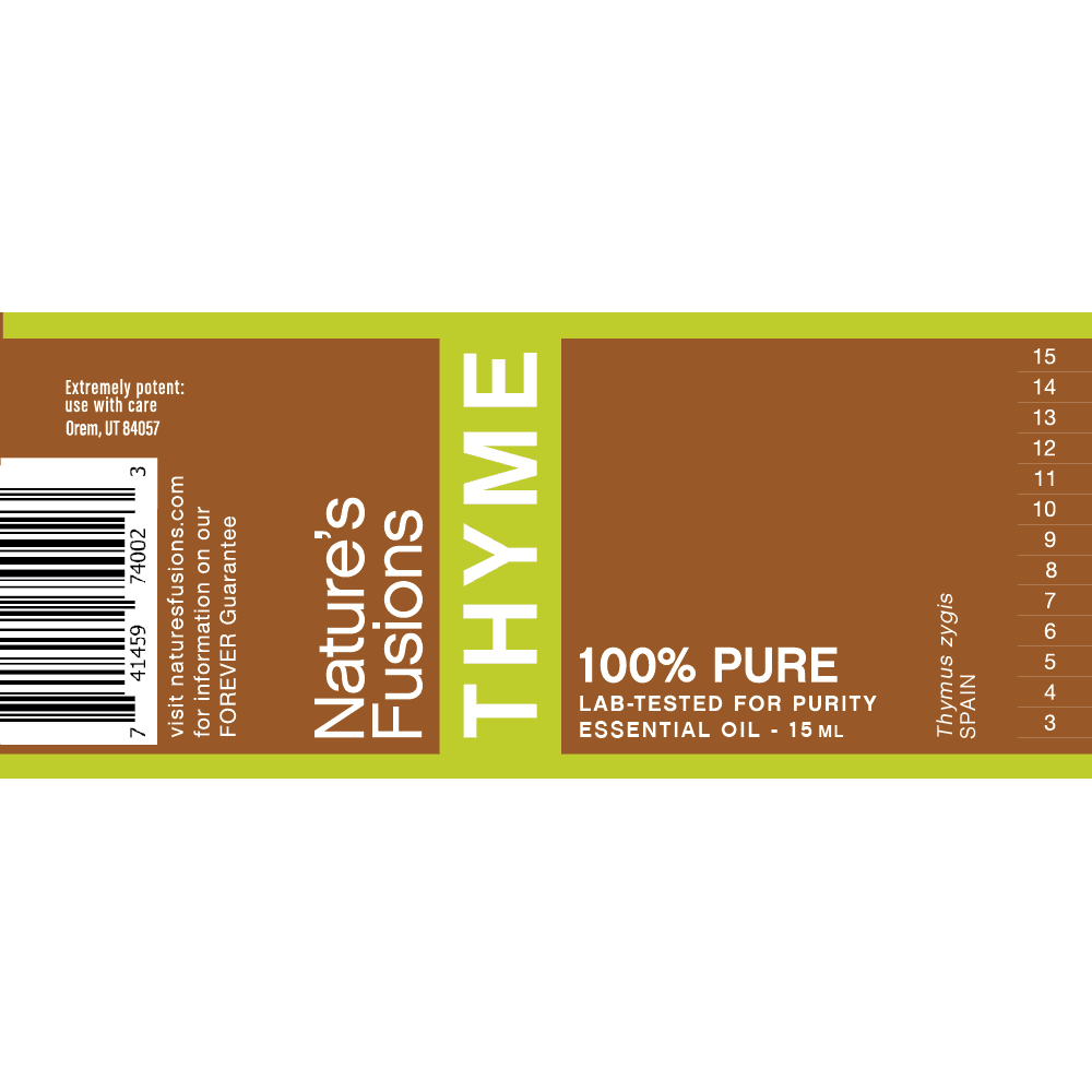 Thyme Essential Oil by Nature's Fusions - 15ml - Image 2
